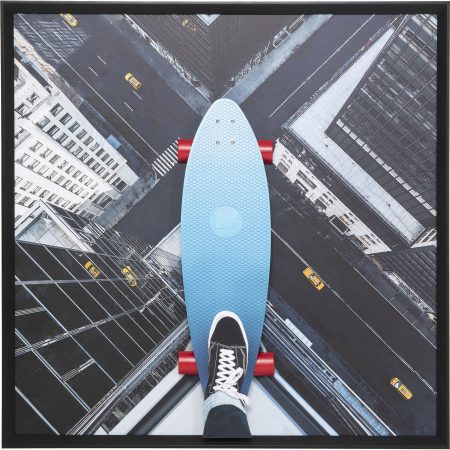 Картина в раме Skyline Skater 149x149 см