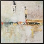 Картина в раме Dust Gold 120x120 см