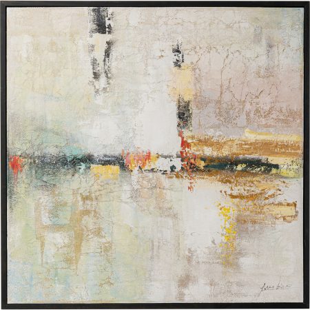 Картина в раме Dust Gold 120x120 см