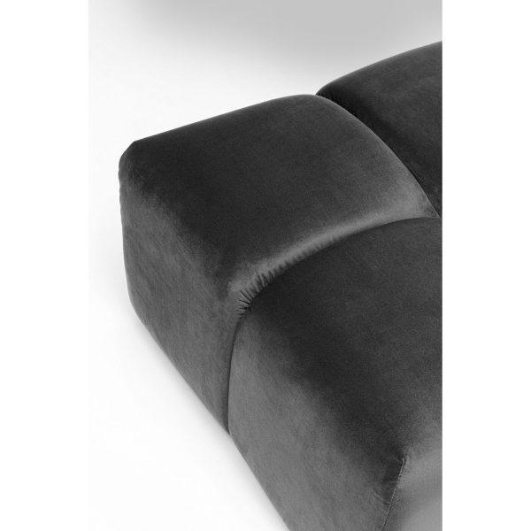 Пуф Belami Velvet Grey 105x70 см — изображение 2