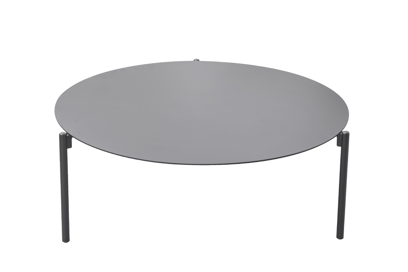 39AR-T240 Стол журнальный уличн."Амбиансе"(L) антрацит d100*28см 39AR-T240 Стол журнальный уличн."Амбиансе"(L) антрацит d100*28см