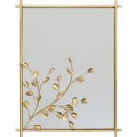 Зеркало настенное Leafline Gold 66x85 см