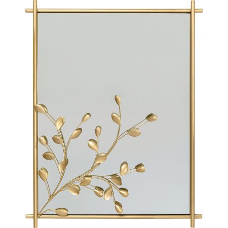 Зеркало настенное Leafline Gold 66x85 см