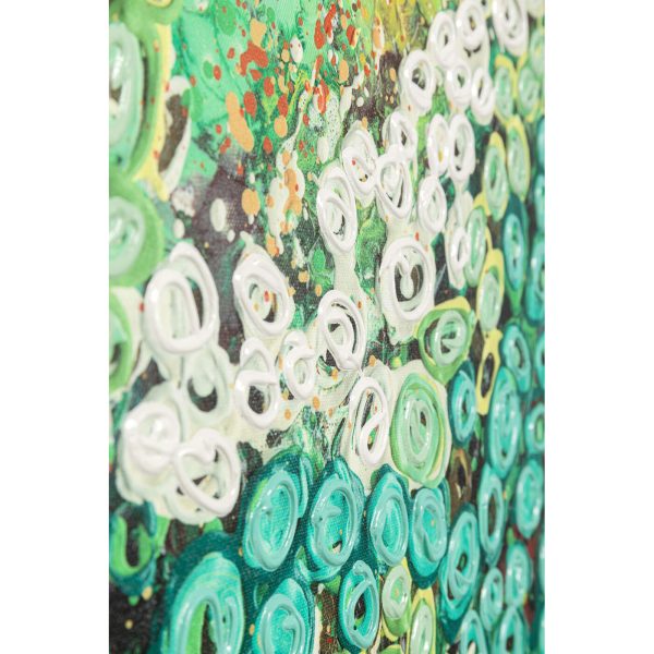 Картина в раме Top View Green 100x100 см — изображение 3