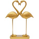Фигура декоративная Flamingo Love Gold 39 см