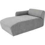 Оттоманка левосторонняя Lucca Ottomane Elements Grey Left 90 см