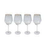 Бокал для вина Diamond Gold Rim (4 шт)