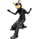 Фигура декоративная Skating Astronaut Black 21 см