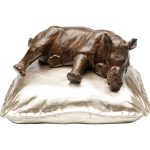 Фигура декоративная Sleeping Rhino 37 см