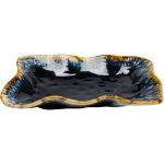 Тарелка сервировочная Lio Dark Blue 17x26 см