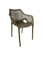 "Беллини" стул пластиковый, цвет бежево-коричневый — изображение 3