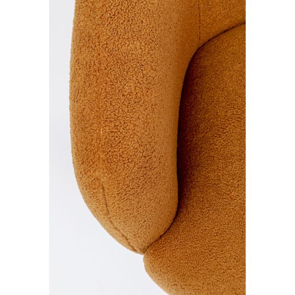 Кресло вращающееся Peony Fuzzy Brown — изображение 3