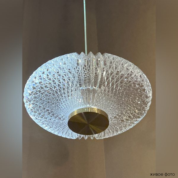 Светильник подвесной Crystal Lux CARAZON  SP1 BRASS — изображение 2