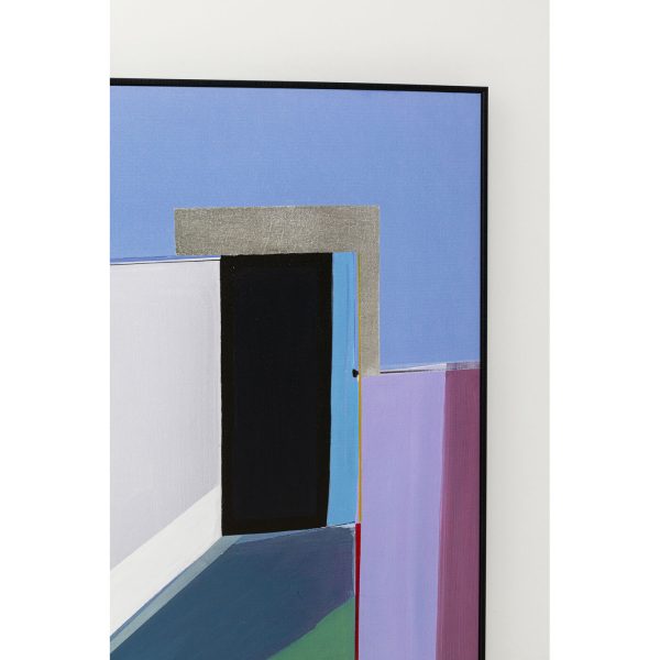 Картина в раме Abstract Shapes Purple 113x113 см — изображение 2