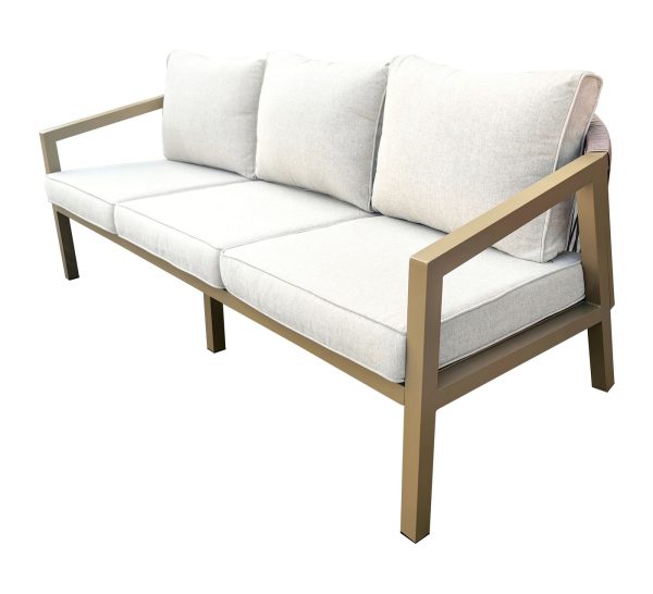 "Детройт" лаунж-зона из искусственного ротанга, цвет бежевый — изображение 4