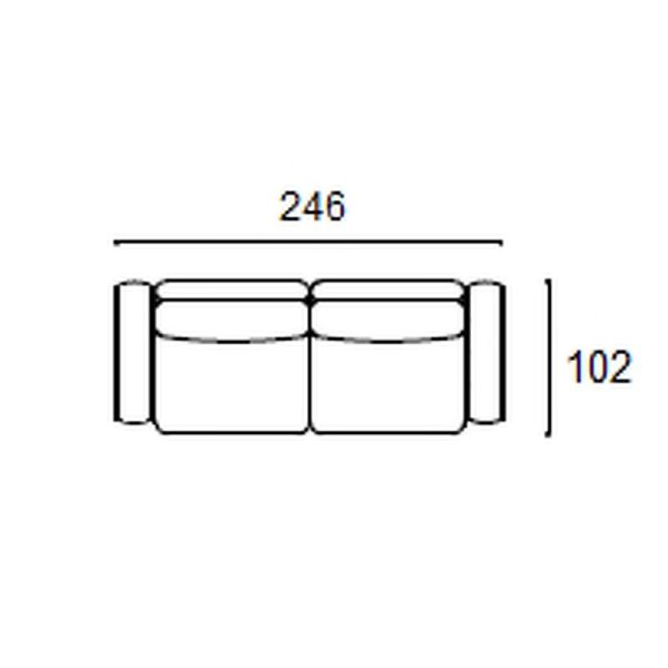 Диван-кровать Marriotto Air SELECTION, FRATELLI BARRI — изображение 3