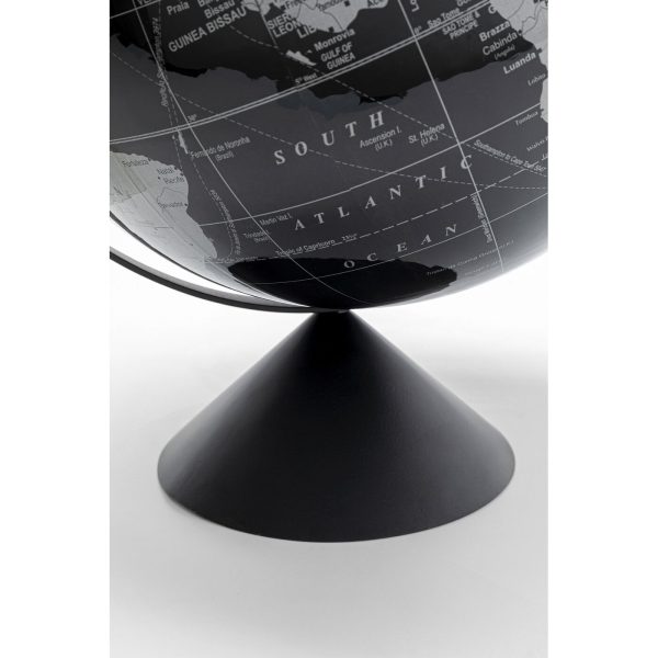 Объект декоративный Globe Top Black 40 см — изображение 3