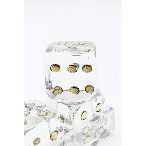 Объект декоравтиный Dice Transparent 17x4 см — изображение 3