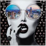 Картина в раме NY View 120x120 см