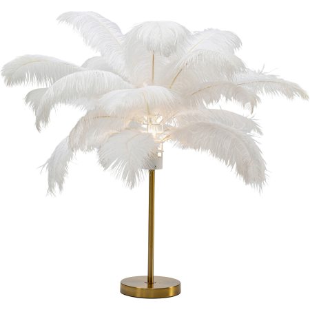 Светильник настольный Feather Palm White 60 см