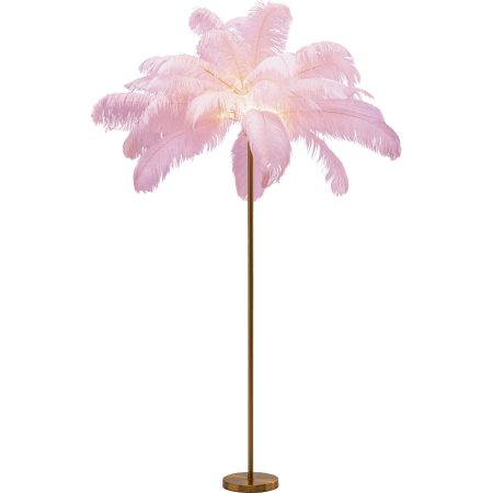 Светильник напольный Feather Palm Pink 165 см