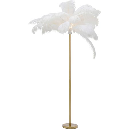 Светильник напольный Feather Palm White 165 см