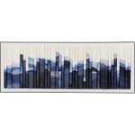 Картина в раме Shadow Skyline Blue 160x60 см