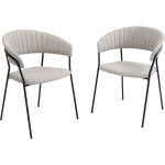 Стул с подлокотниками Belle Beige (2 шт)