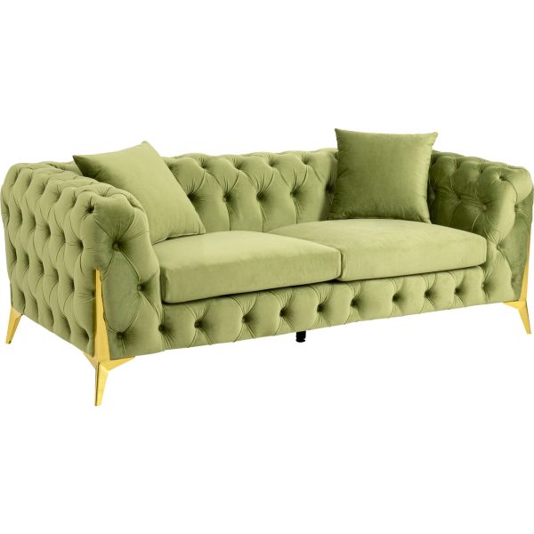 Диван двухместный Bellissima Velvet Green 200 см — изображение 3