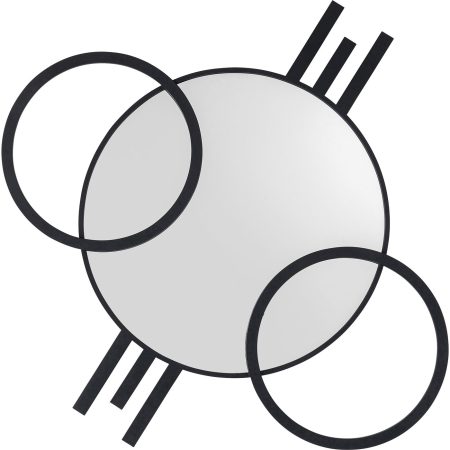 Зеркало настенное Triple Circle 124x119 см