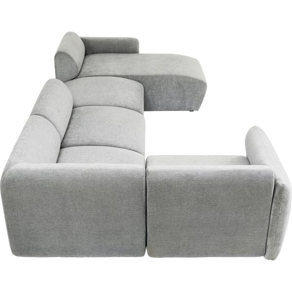 Диван правосторонний модульный 2 Lucca Grey Right 328 см — изображение 3