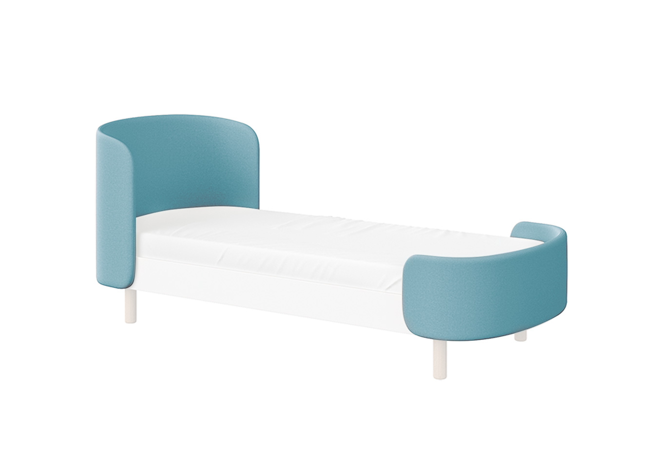 Комплект чехлов для кровати KIDI Soft для детей от 3 до 7 лет (бирюзовый) Комплект чехлов для кровати KIDI Soft для детей от 3 до 7 лет (бирюзовый)