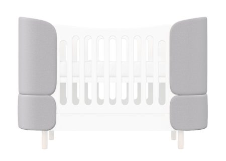 Комплект чехлов для кроватки-трансформера KIDI Soft (серый)