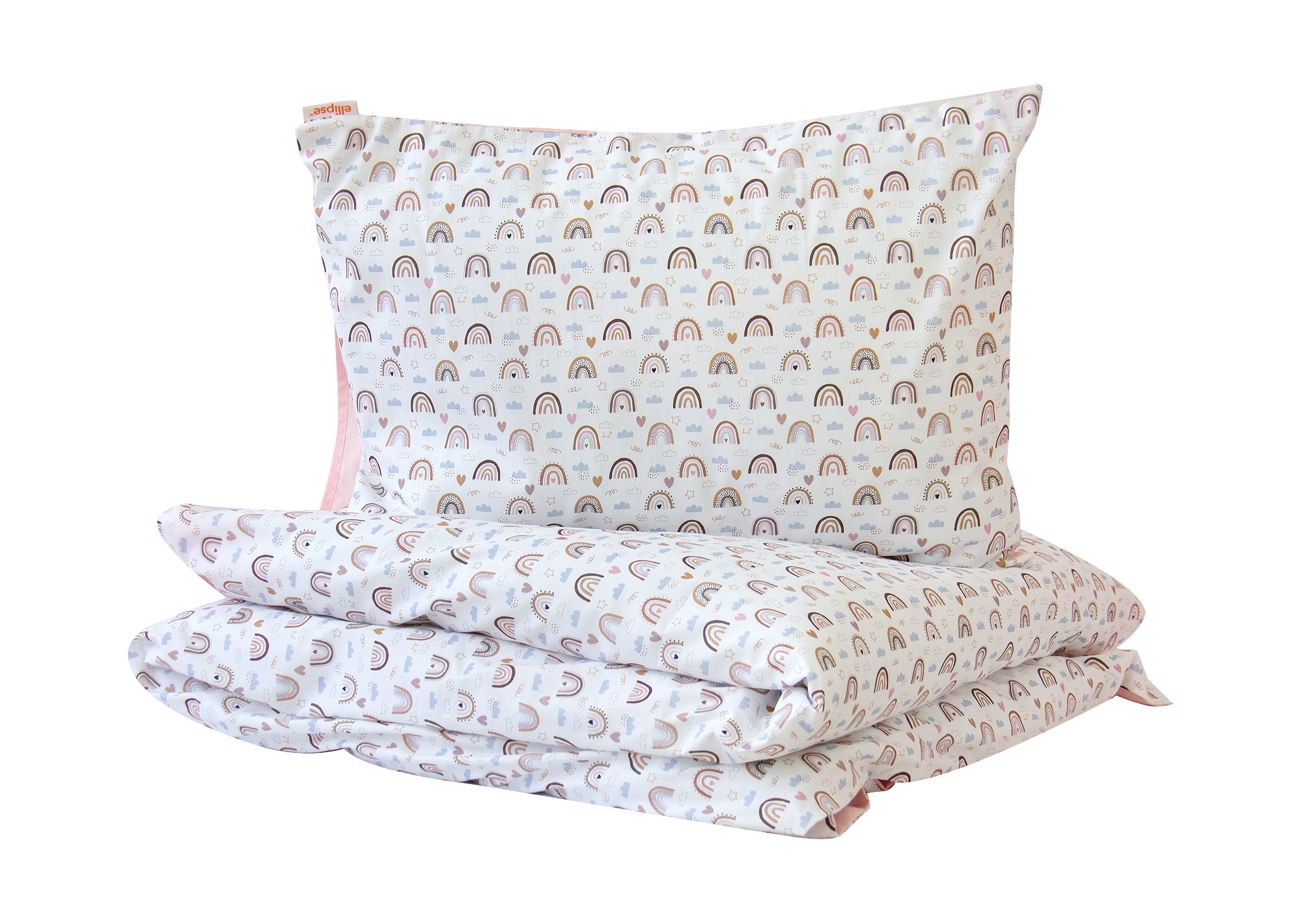 Комплект постельного белья «Милая радуга» (розовый Комплект постельного белья «Милая радуга» (розовый