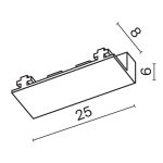 Комплектующие для накладной трековой системы Technical TRA084EC-112W — изображение 2