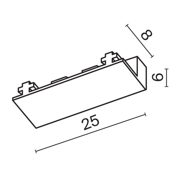 Комплектующие для накладной трековой системы Technical TRA084EC-112W — изображение 2