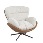 Кресло BLISS оранж/серый