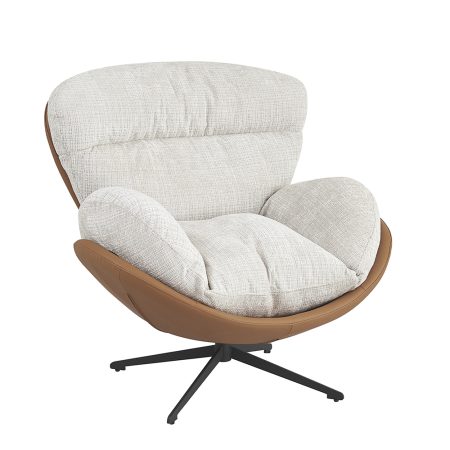 Кресло BLISS оранж/серый