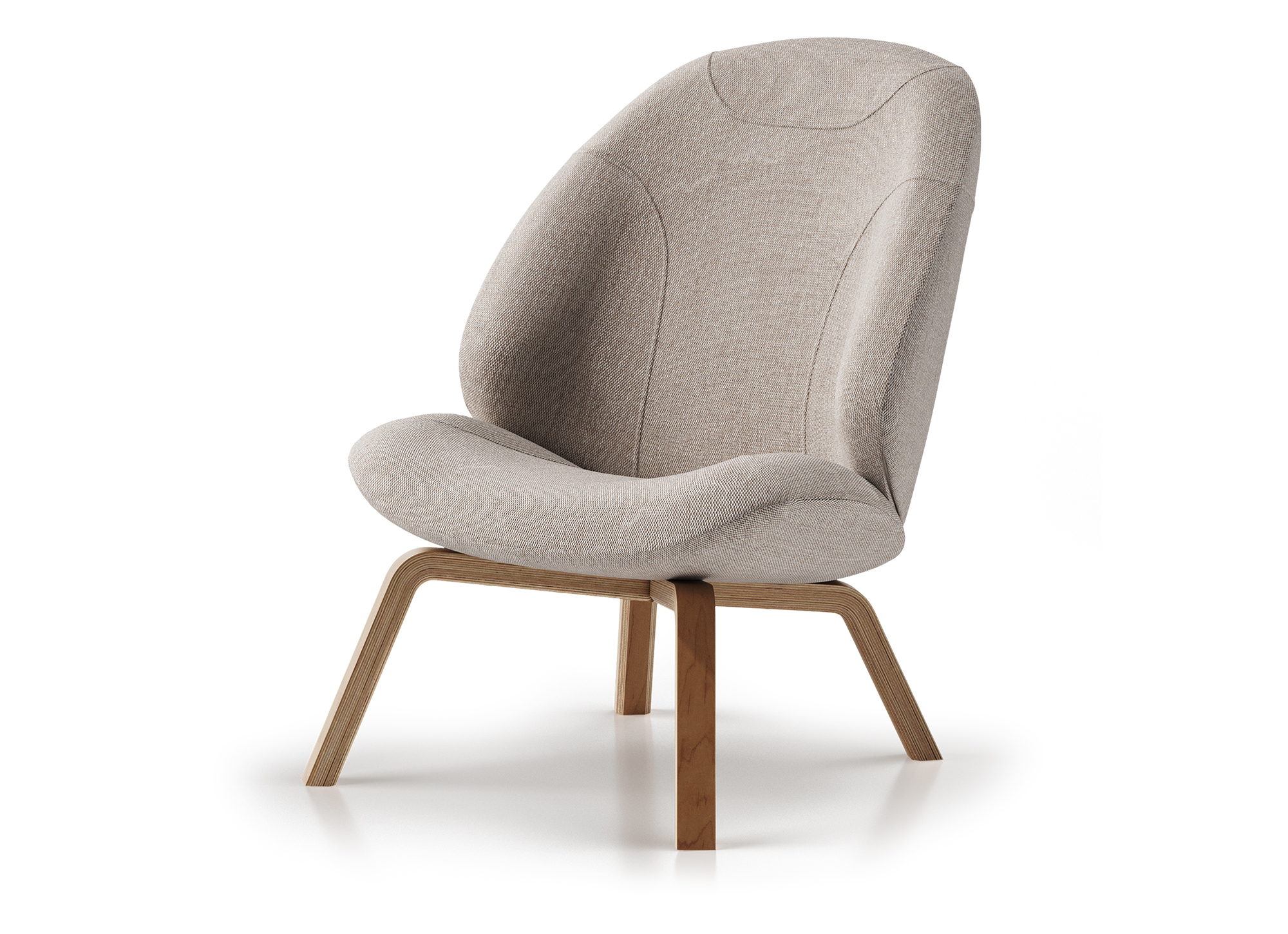 Кресло Ellipse E8.1 (молочный Кресло Ellipse E8.1 (молочный