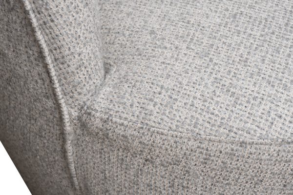 Кресло GD/Rivoli поворотное рогожка св.бежевое Santo1902-SECRU 73*80*74см — изображение 4