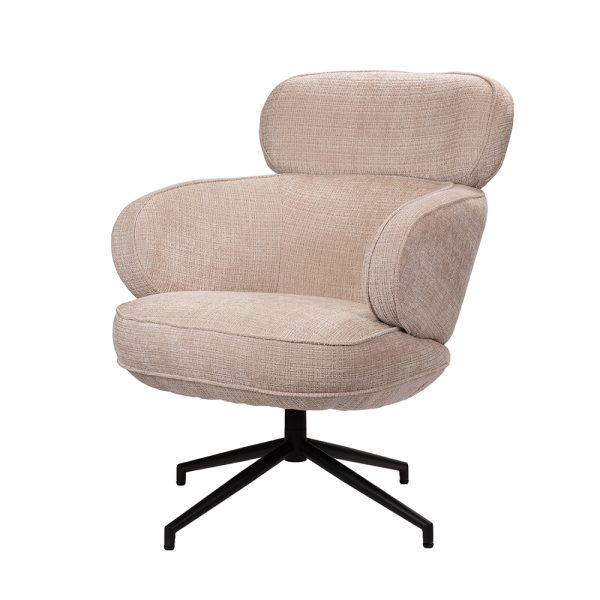 Кресло KING кремовый, шенилл — изображение 3