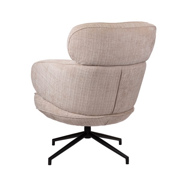 Кресло KING кремовый, шенилл — изображение 5