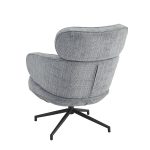 Кресло KING серый, шенилл — изображение 4