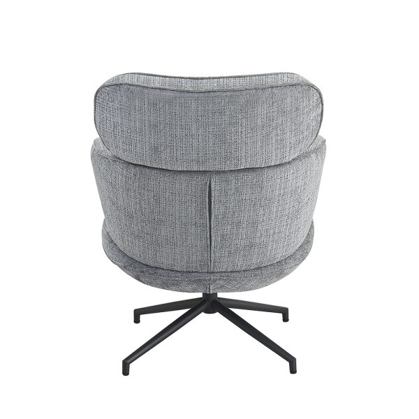 Кресло KING серый, шенилл — изображение 5