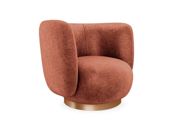 Кресло Lucca вращающееся красный — изображение 3