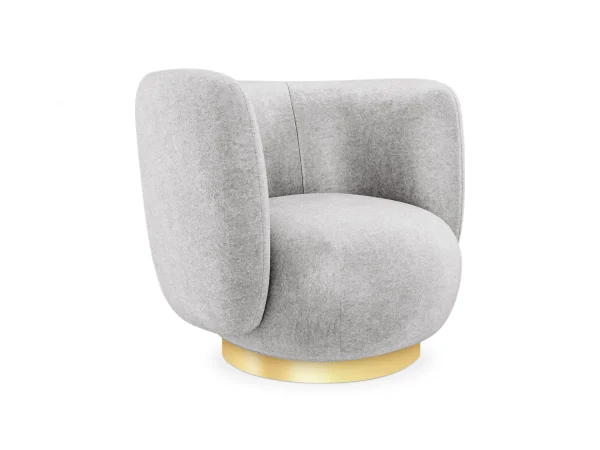 Кресло Lucca вращающееся бежевый — изображение 3