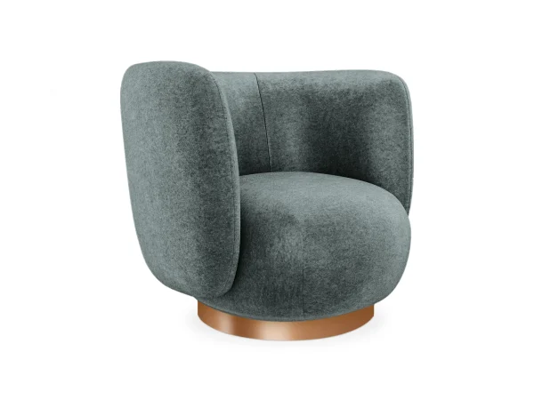 Кресло Lucca вращающееся темно-зеленый — изображение 3