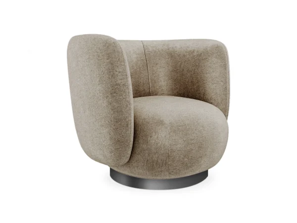 Кресло Lucca вращающееся светло-коричневый — изображение 3