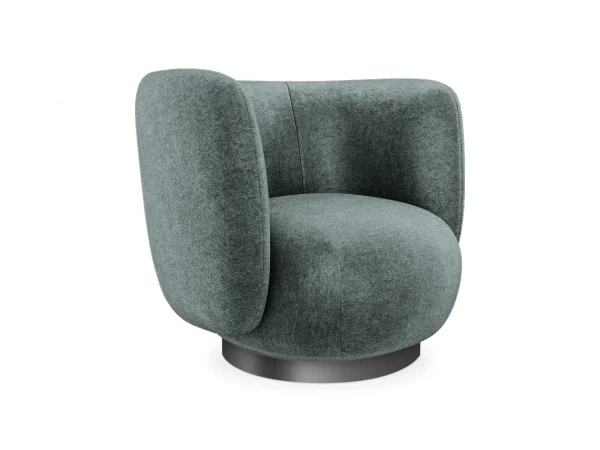 Кресло Lucca вращающееся темно-зеленый — изображение 3