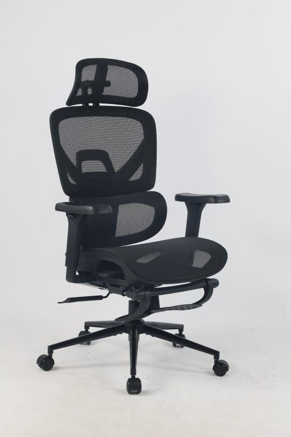 Кресло офисное TopChairs Vertus черная сетка — изображение 2